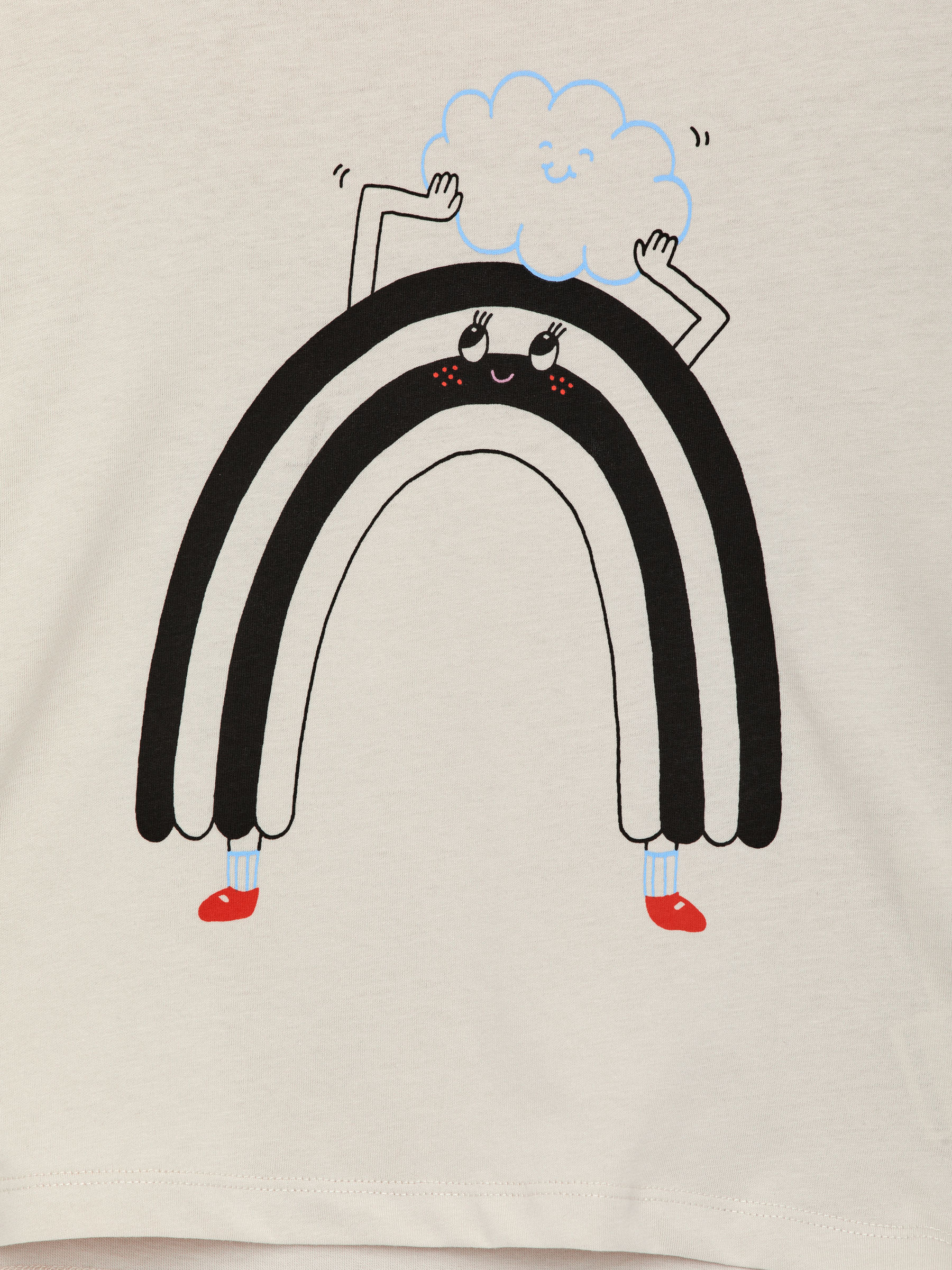 Långärmad t-shirt - Beige/regnbåge - Regular fit - Children - StillMedia/DescriptiveDetail - 3