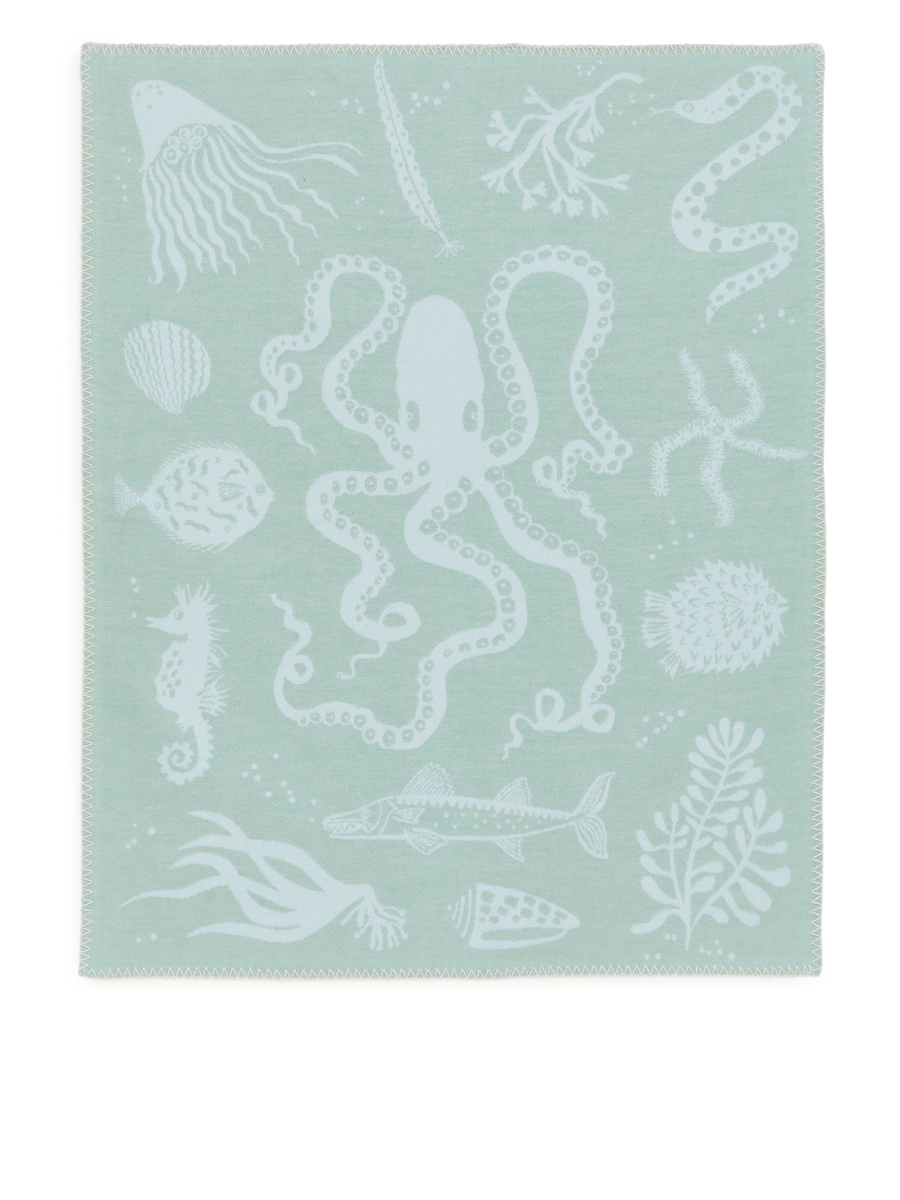 Manta de algodón Klippan - Dusty Turquoise - Children - StillMedia/DescriptiveStillLife - 1