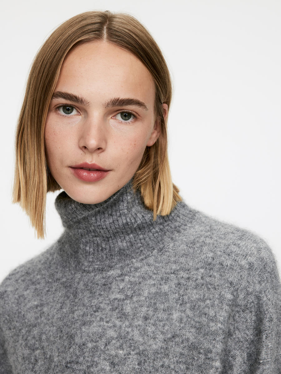 Roll-Neck Jumper-#8D8E91-6193