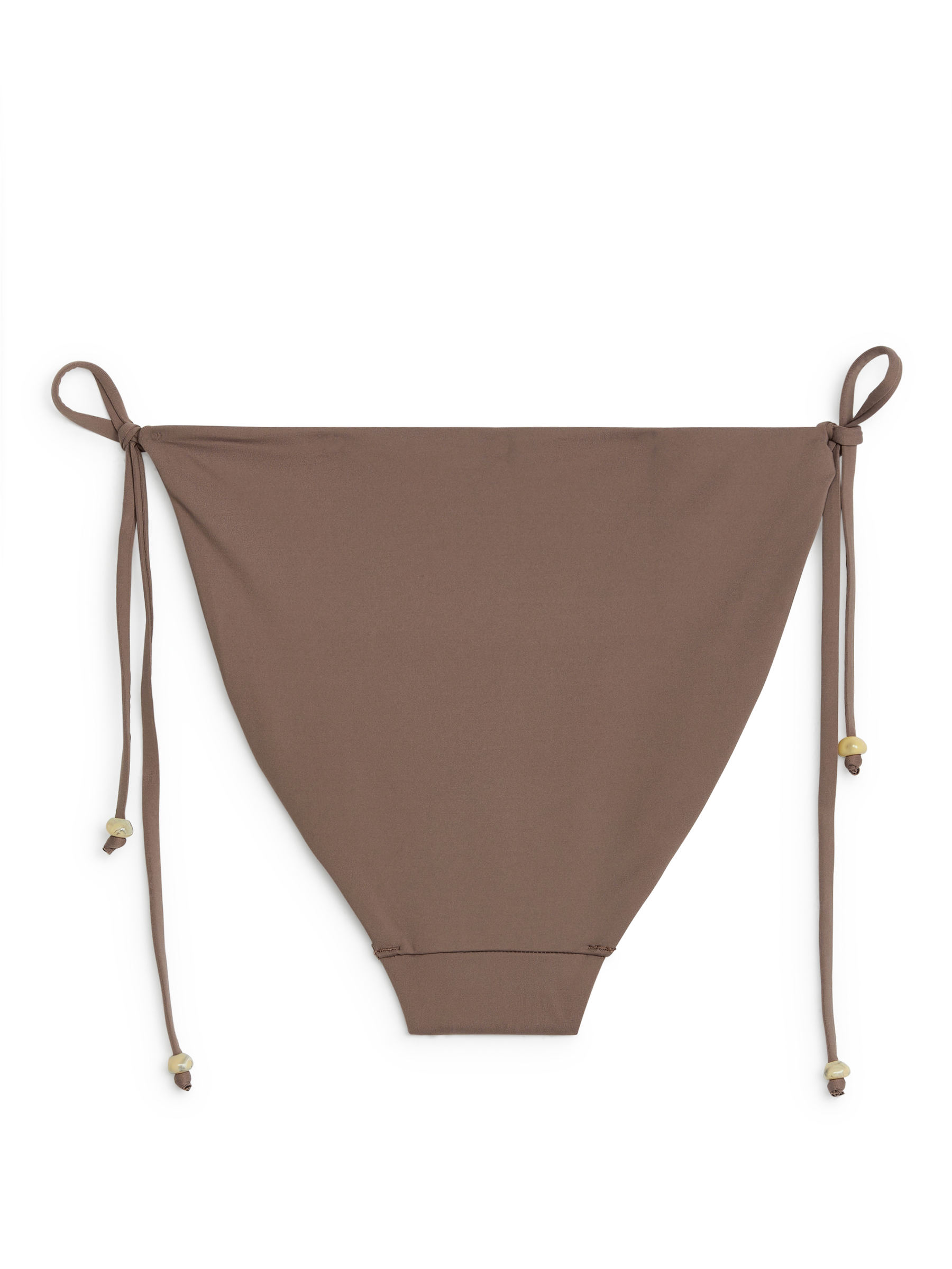 Tie-Side Bikini Bottom-Brown-7533