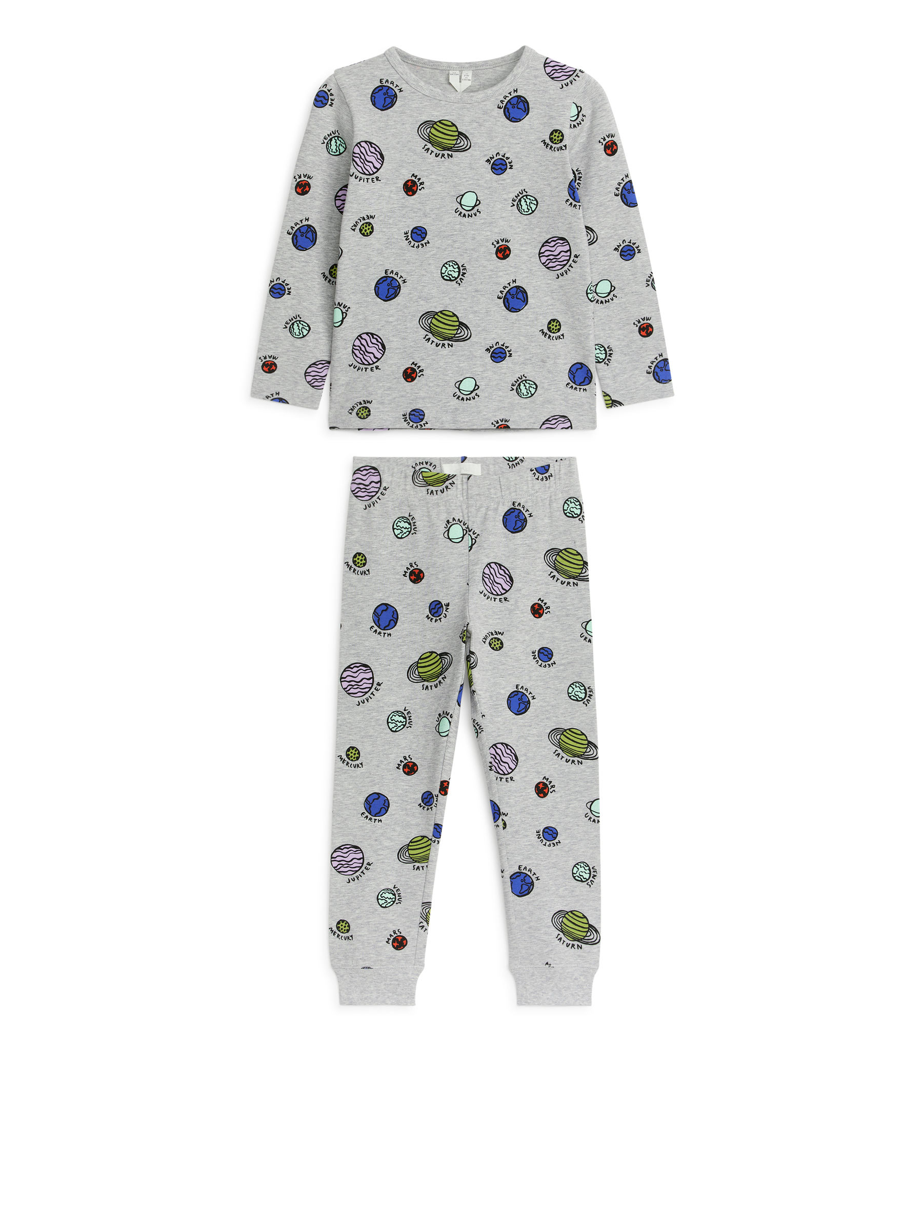Jersey Pyjama Set-#B9BABC-10377