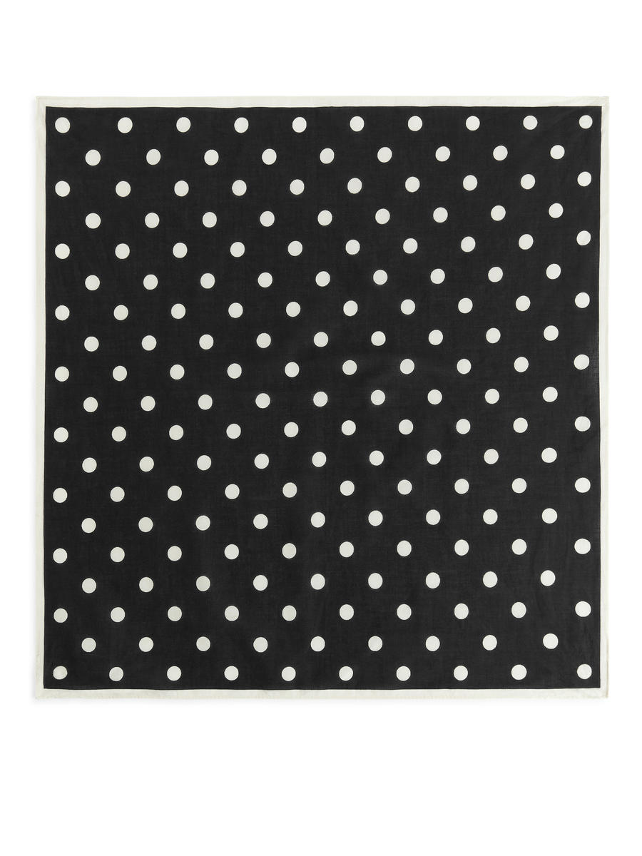 Bandana en coton - Noir/Blanc - Enfant - 1156270003