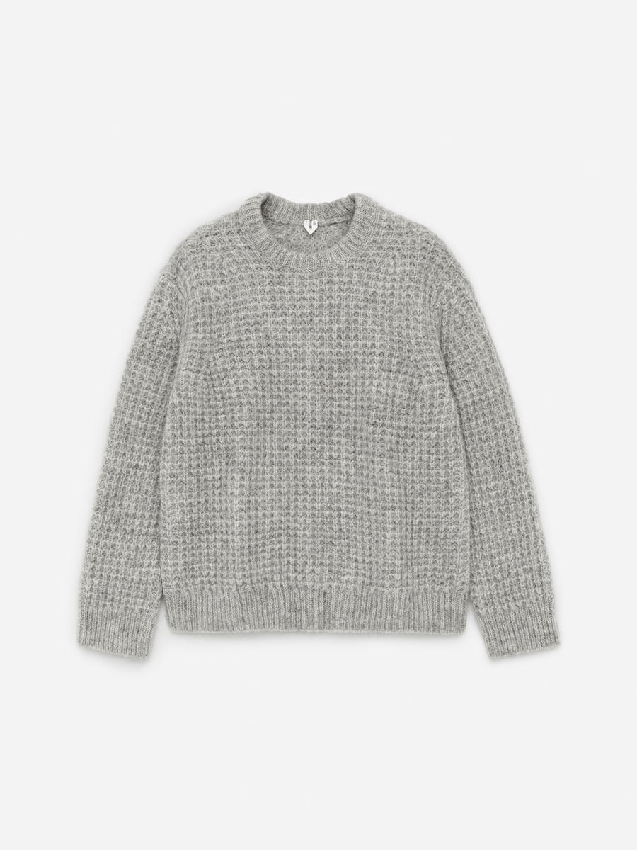 Wool-Alpaca Jumper-#B2B1B5-13783