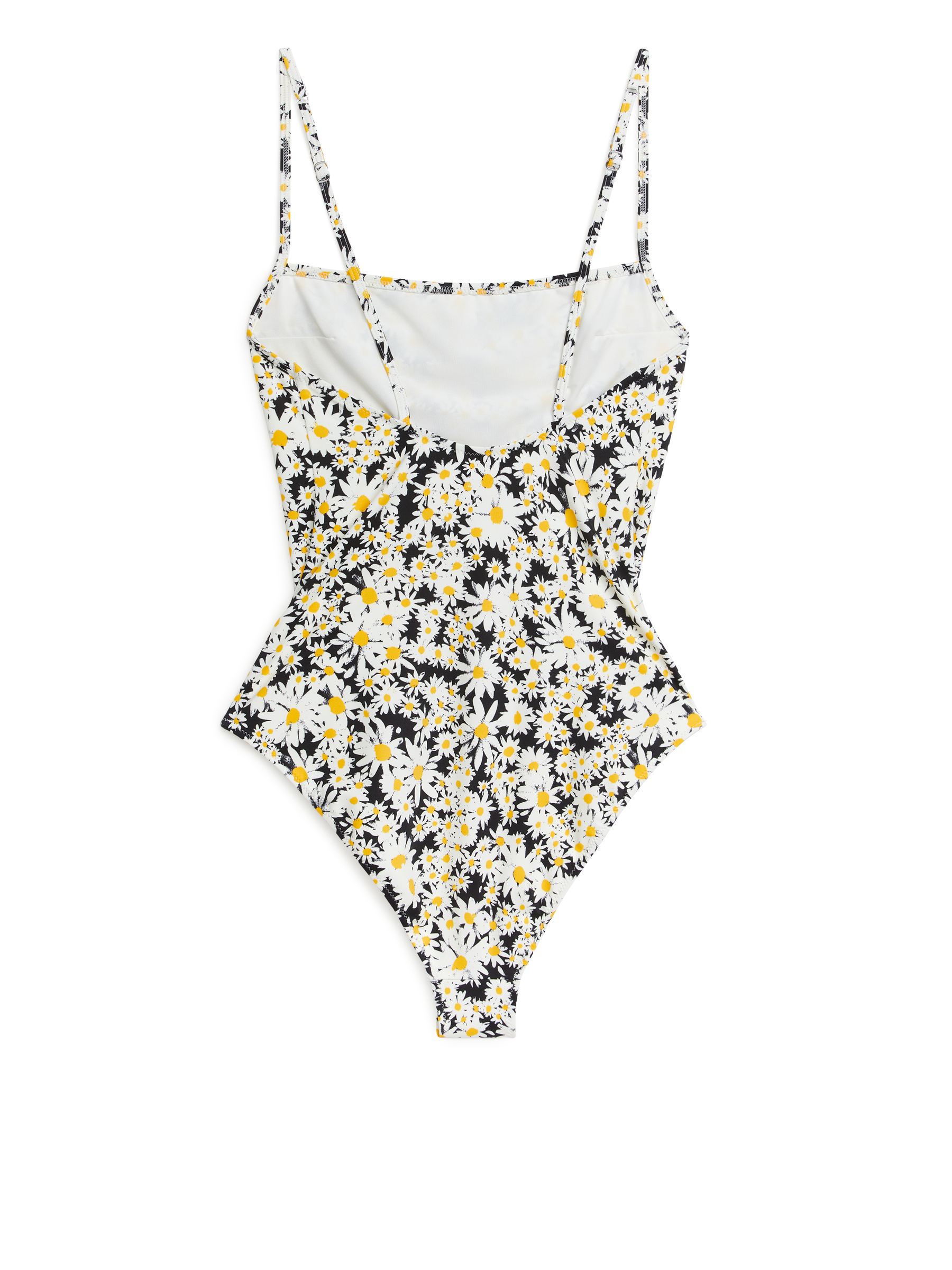 Baddräkt - Blå/vit/gul - Regular fit - Women - StillMedia/DescriptiveStillLife - 2