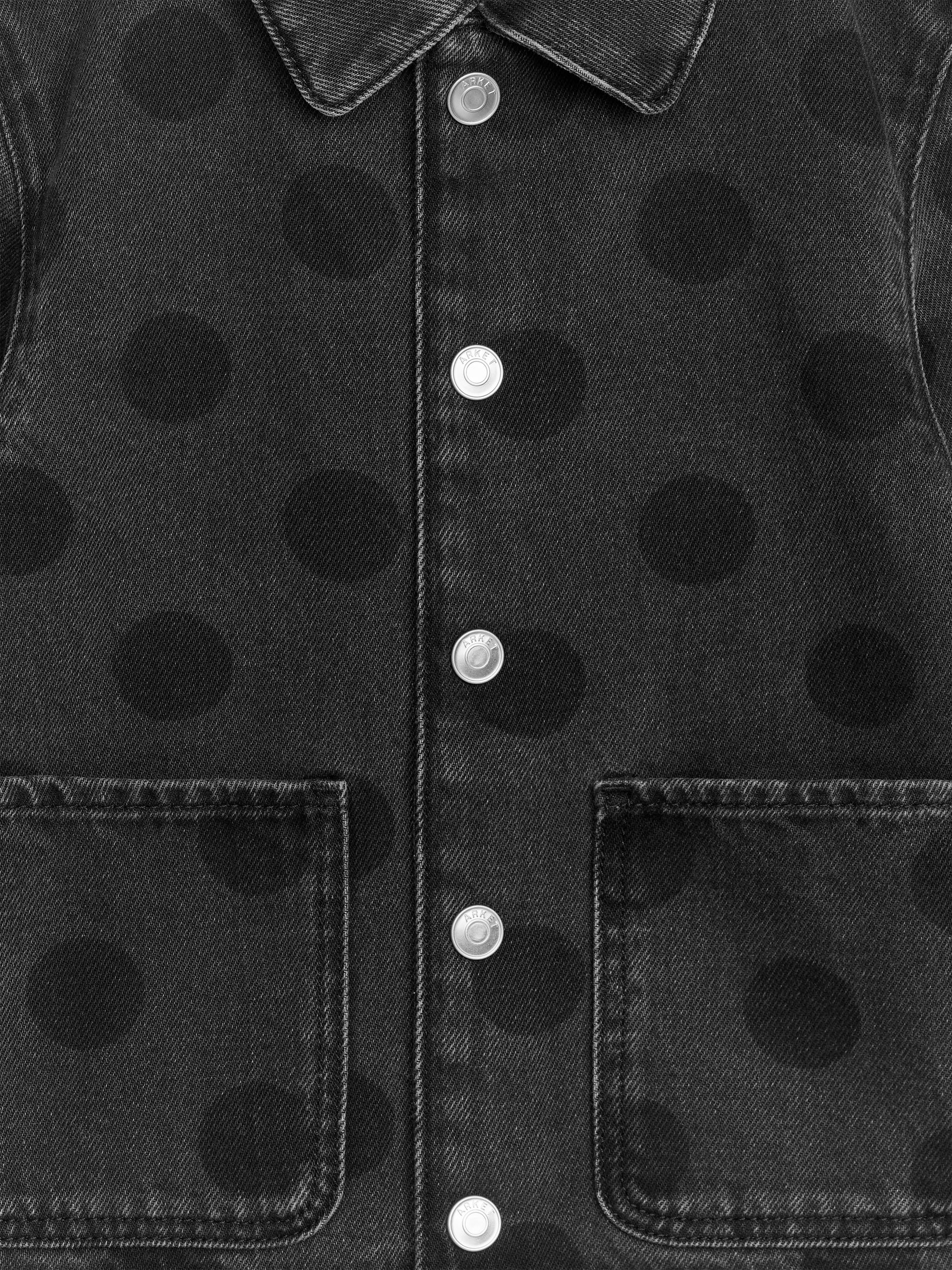 Twill Overshirt - Black - Relaxed fit - Children - StillMedia/DescriptiveDetail - 2