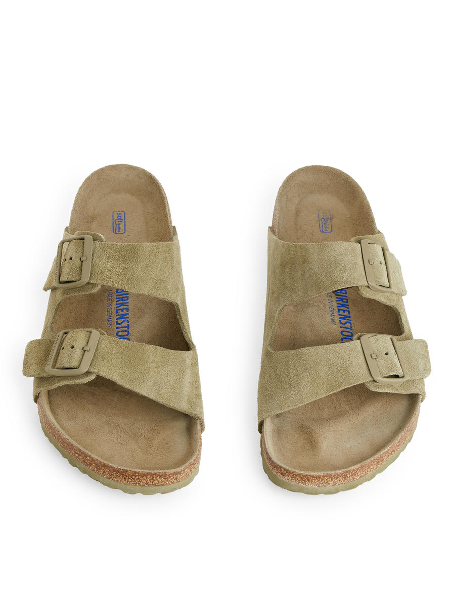 Birkenstock Arizona Suede Sandals-#A9997B-11989