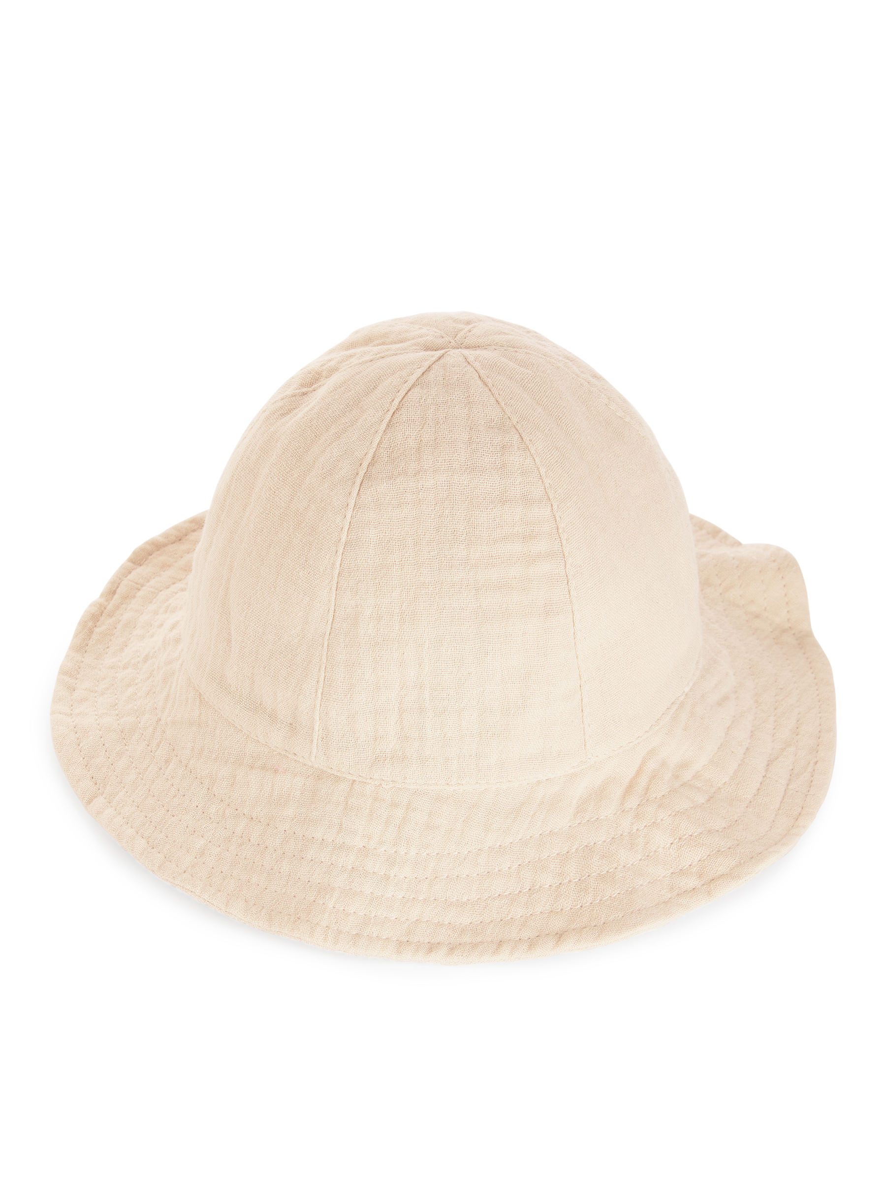 Chapeau en mousseline de coton-#C5B9AB-1614