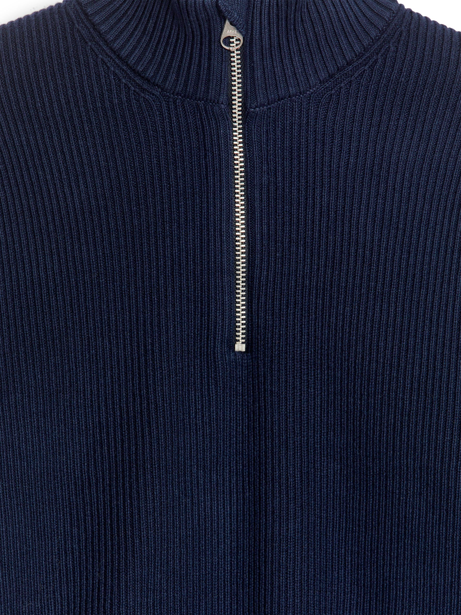 Gerippter Pullover mit kurzem Reißverschluss - Dunkelblau - Regular Fit - Kinder - StillMedia/DescriptiveDetail - 2