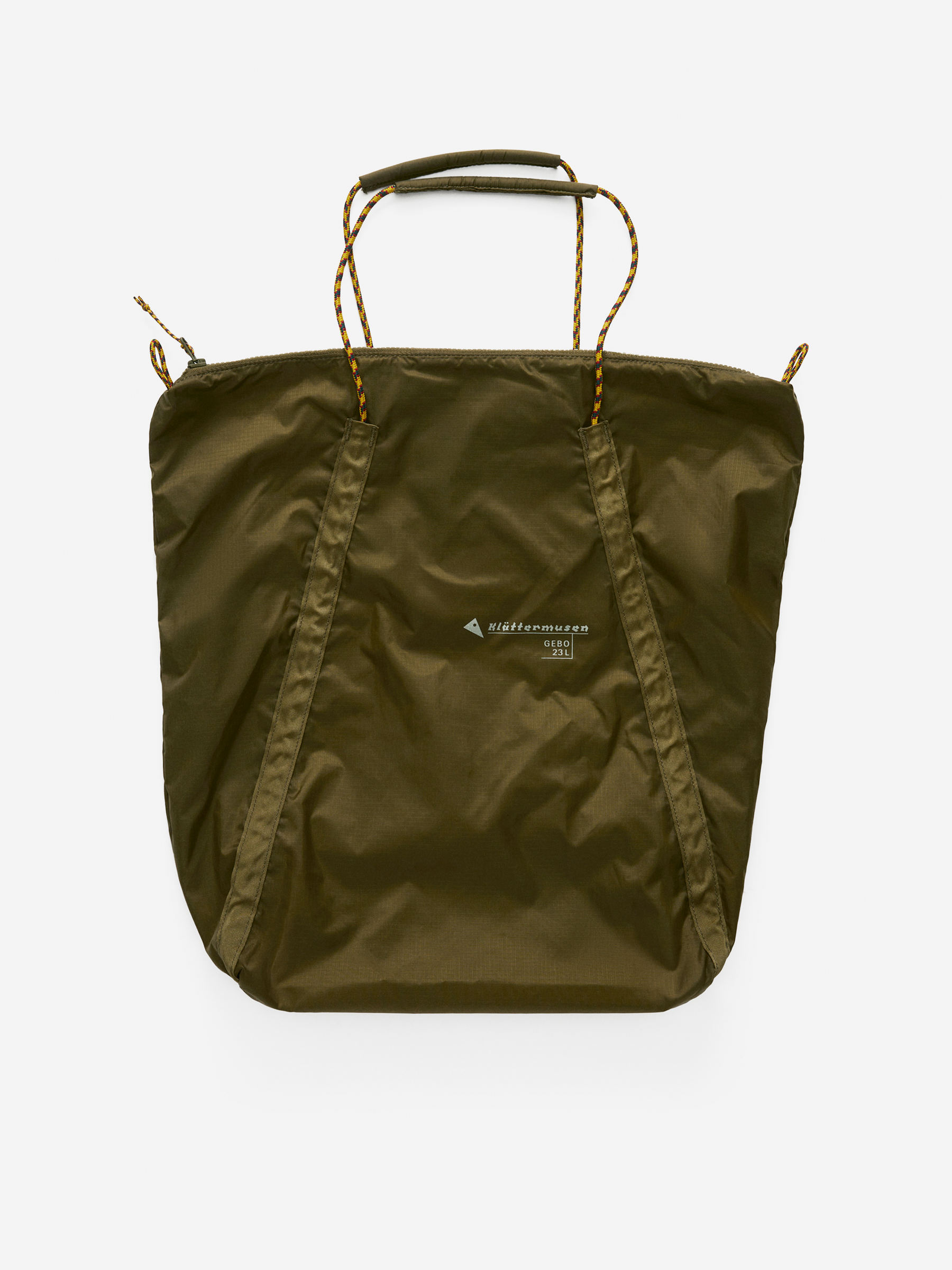 Klättermusen Gebo Tote Bag-#7D7965-13552