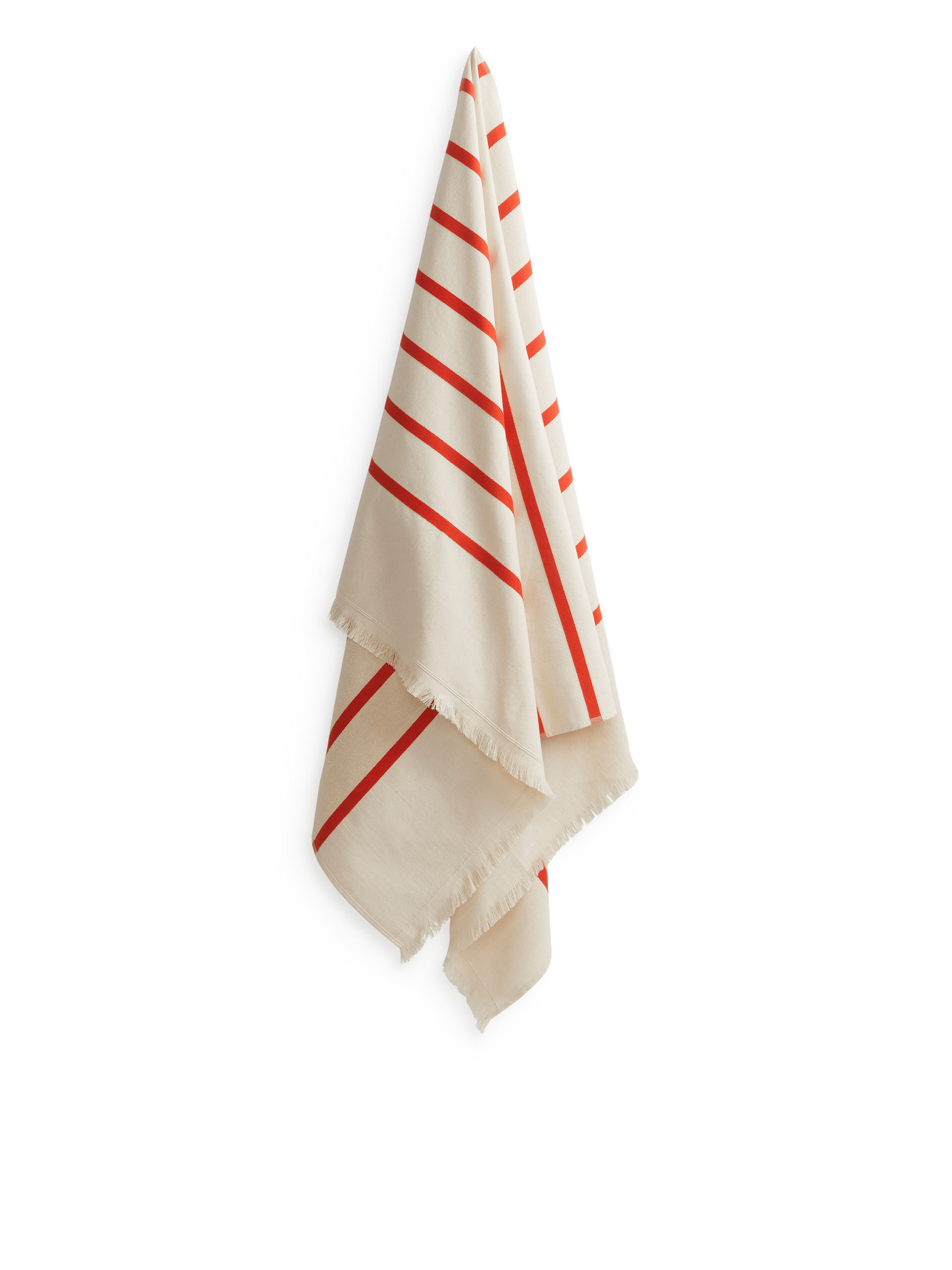 Badhandduk 100 x 180 cm - Vit/röd - Homeware - StillMedia/DescriptiveStillLife - 2