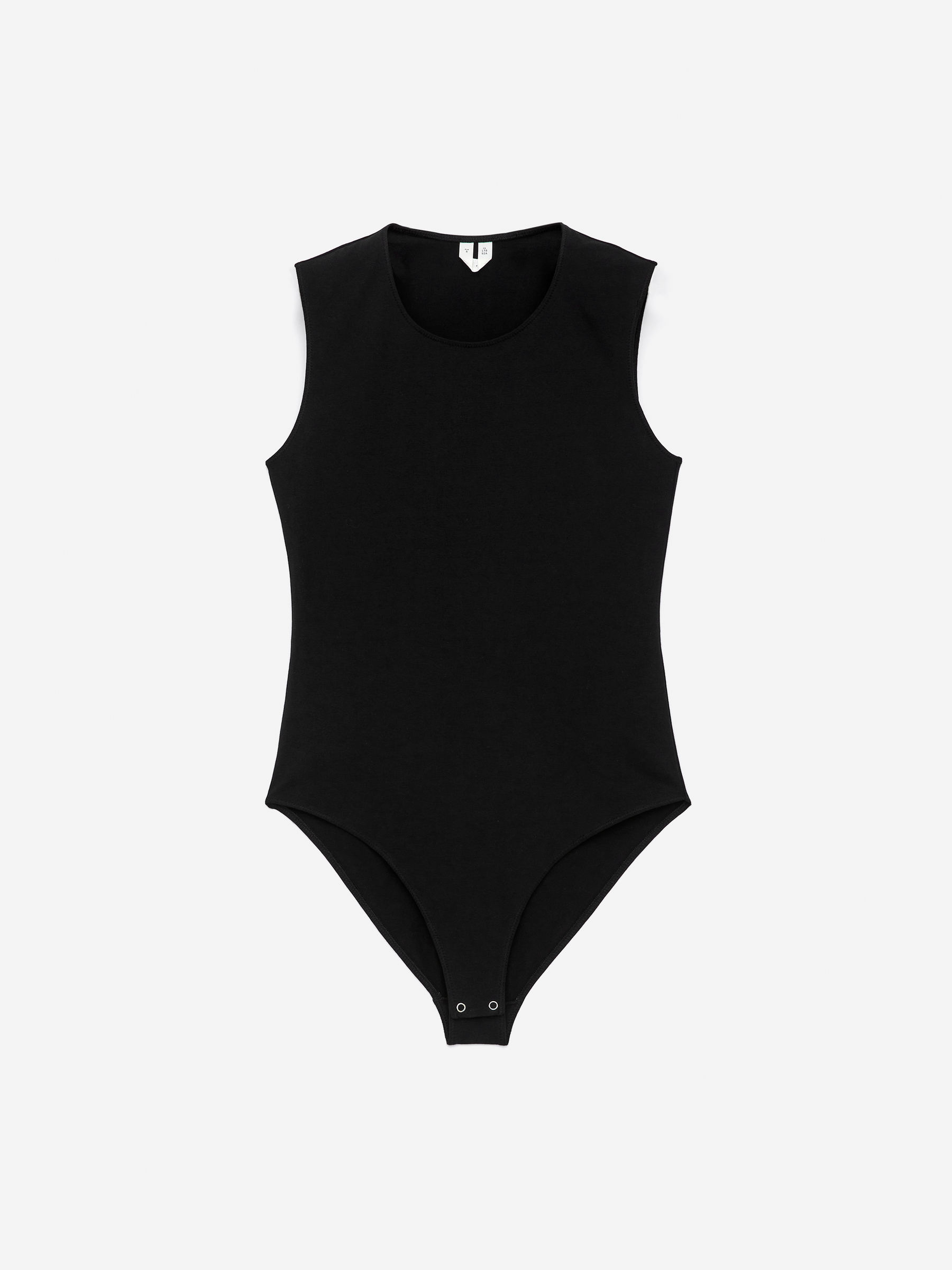 Sleeveless Bodysuit-Black-15883