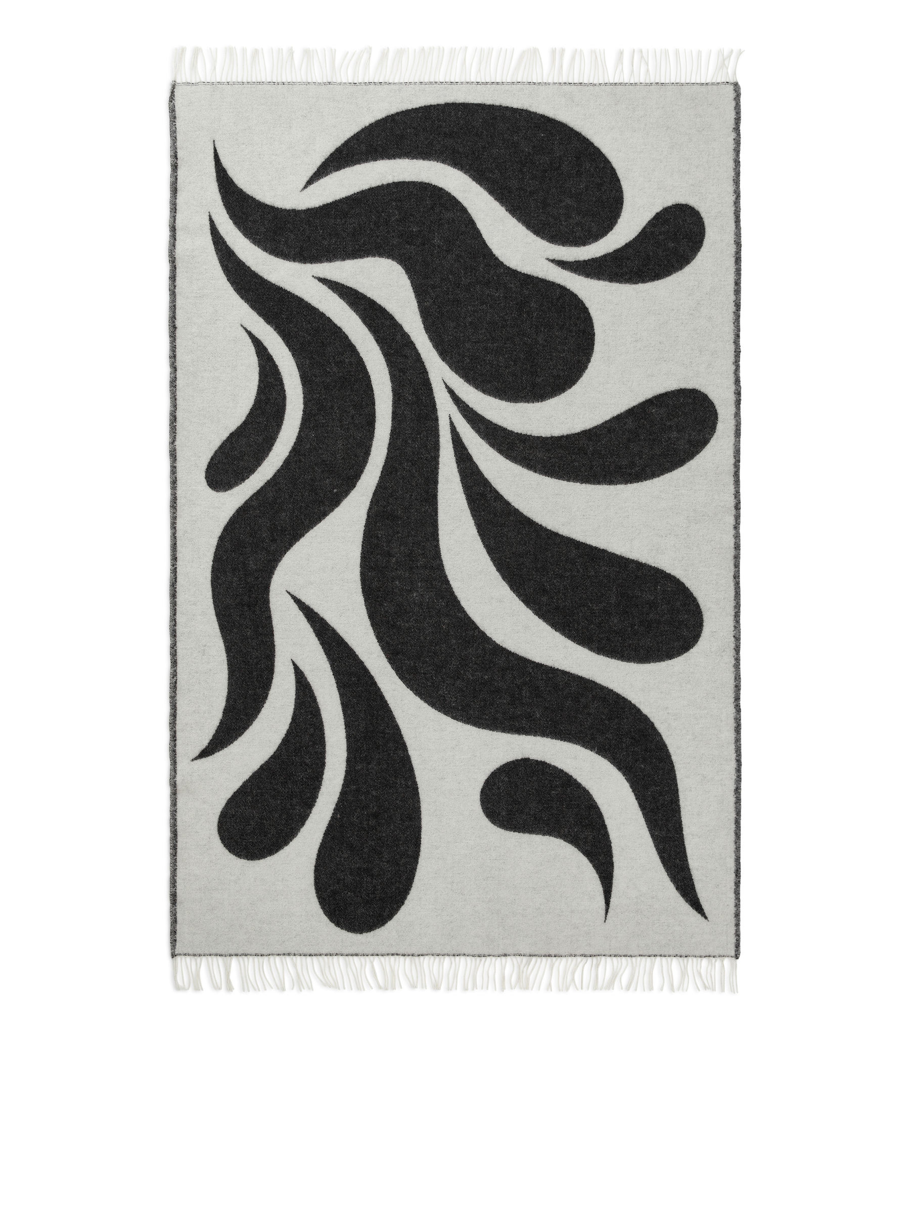 Klippan Wool Blanket - White/Black - Homeware - StillMedia/DescriptiveStillLife - 1