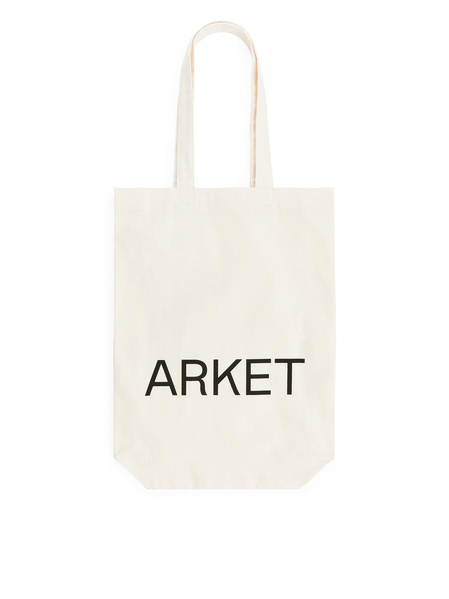 Canvas-Einkaufstasche von ARKET-#E8E4D5-8526