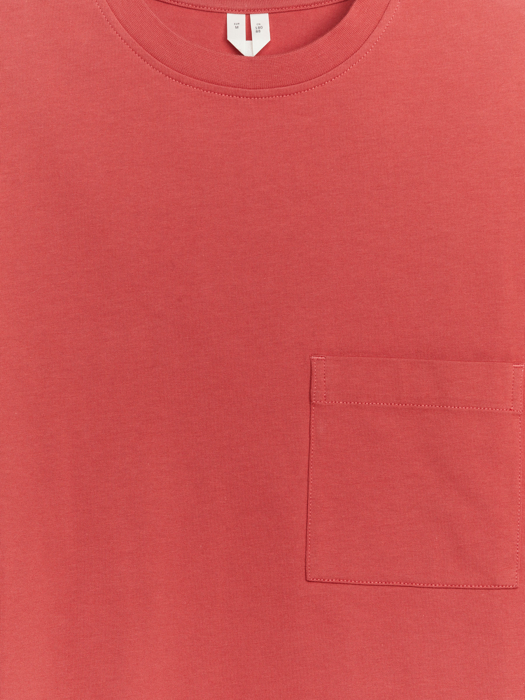 Camiseta oversize de alto gramaje - Rojo - Oversized - Men - StillMedia/DescriptiveDetail - 1