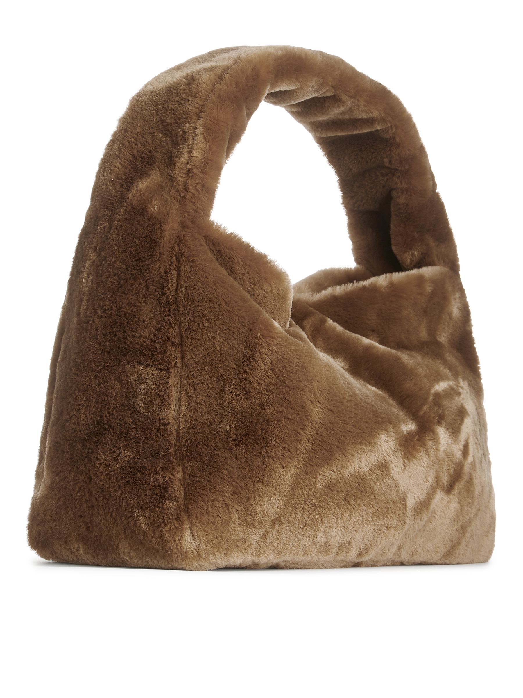 FauxFurToteBag - Light Brown - Women - StillMedia/DescriptiveStillLife - 3