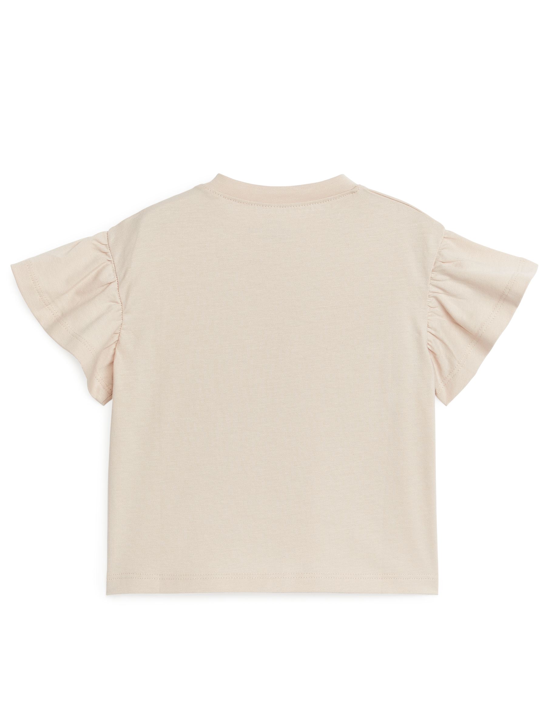 T-shirt volanté - Beige - Regular fit - Enfant - StillMedia/DescriptiveStillLife - 1