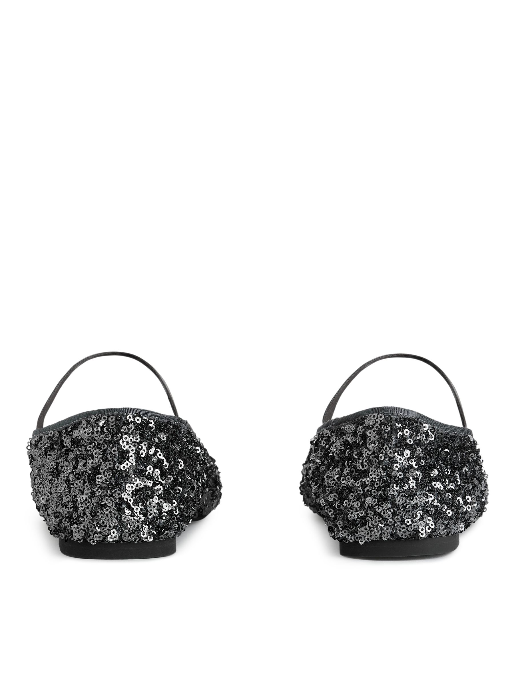 Ballerines à paillettes - Gris/Argenté - Femme - StillMedia/DescriptiveStillLife - 11