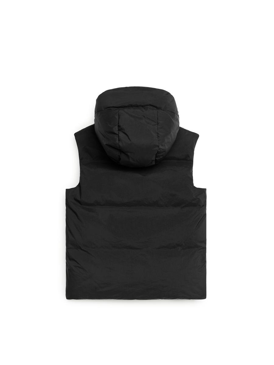 Detachable Hood Vest-#272628-8711