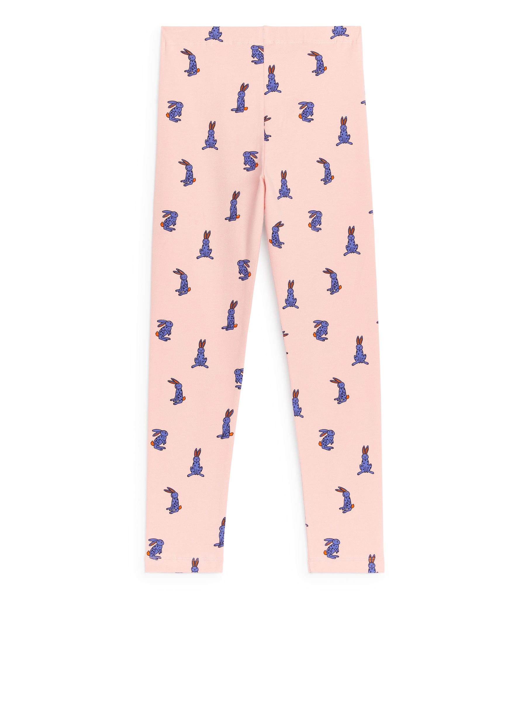 Jersey Leggings - Pink/Rabbits - Slim fit - Children - 0499926131