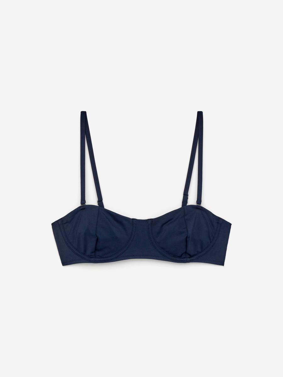 ARKET Women's  Bandeau Bikini Top Blue,  size 80B