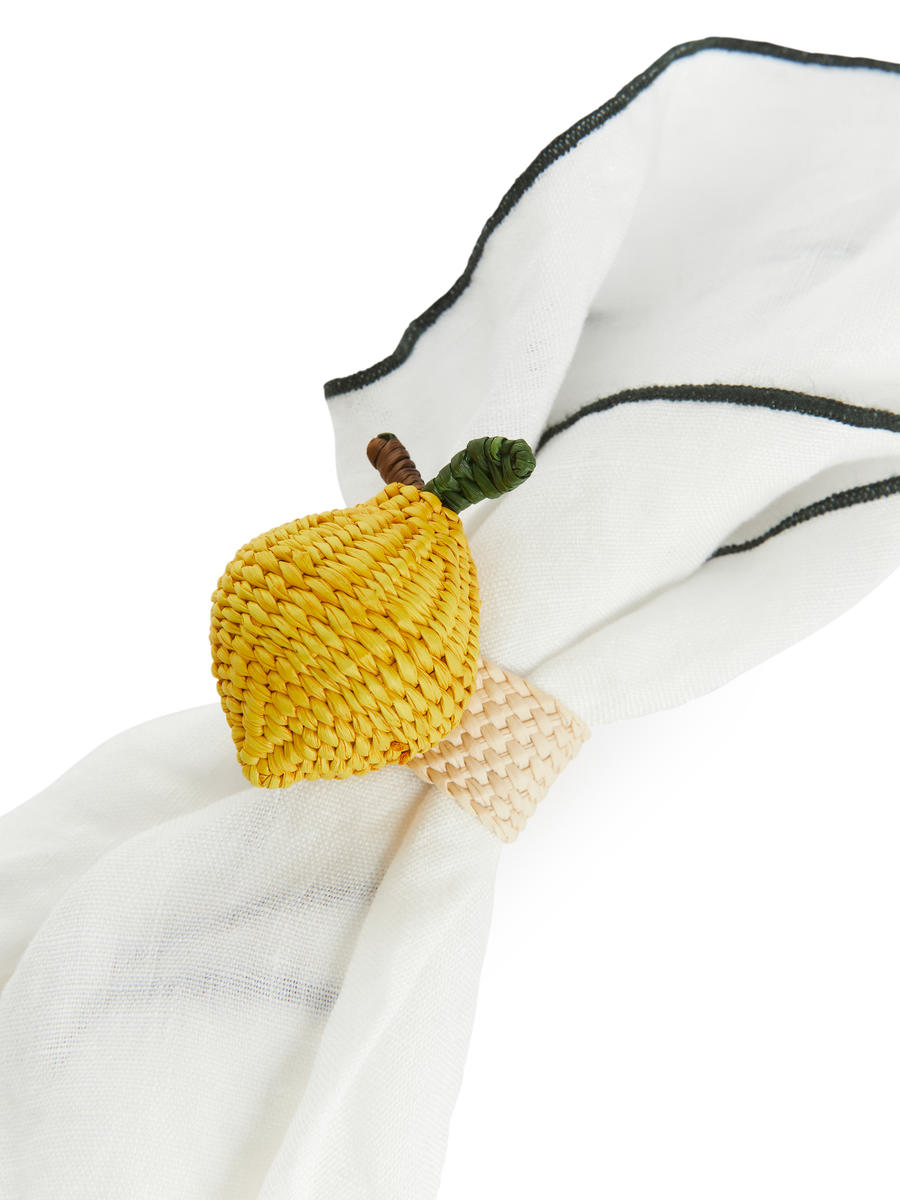 GUANABANA Napkin Ring-#E8FB00-5845