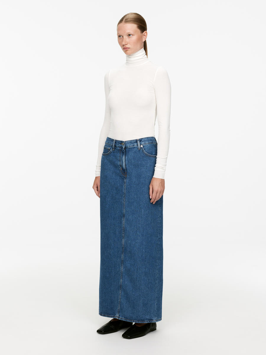 Maxi-Jeansrock - Blau - Women - 1241483001