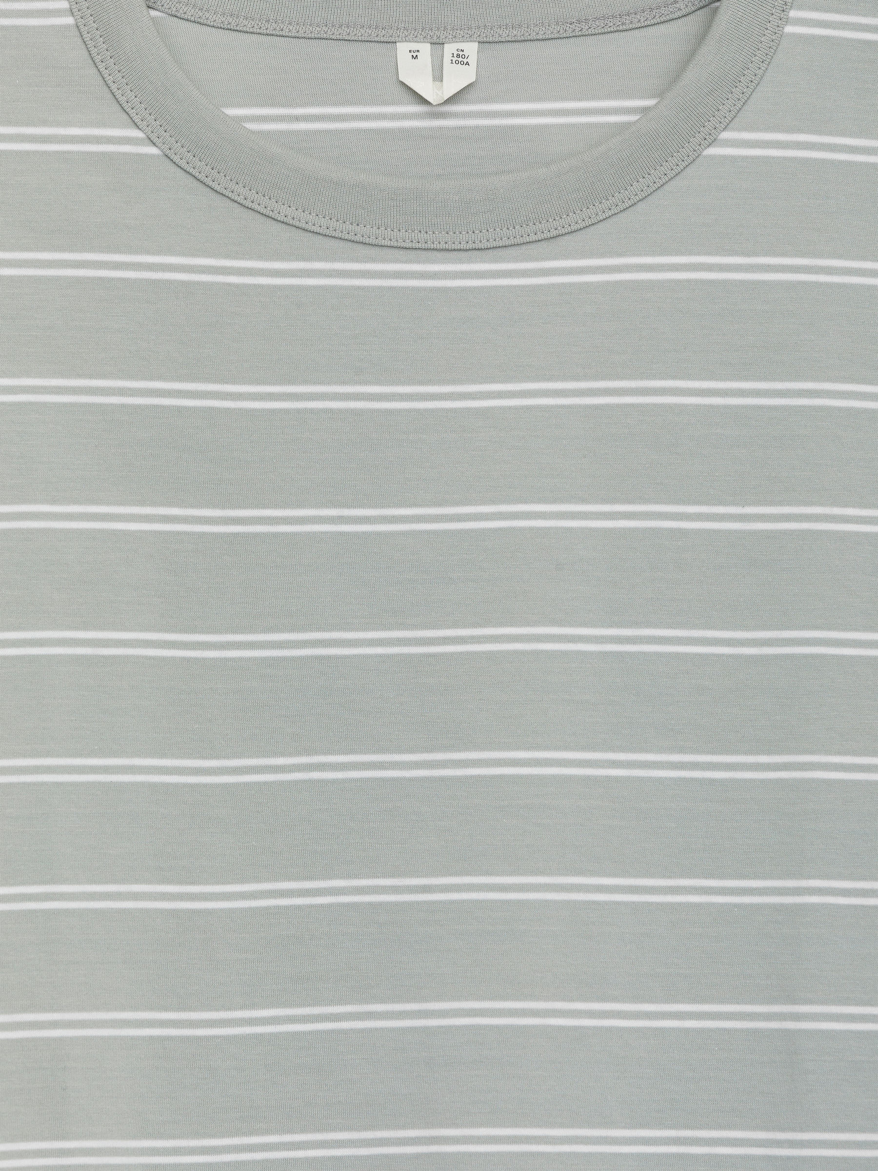 Lightweight t-shirt - Mintgrön/vit - Relaxed fit - Men - StillMedia/DescriptiveDetail - 1