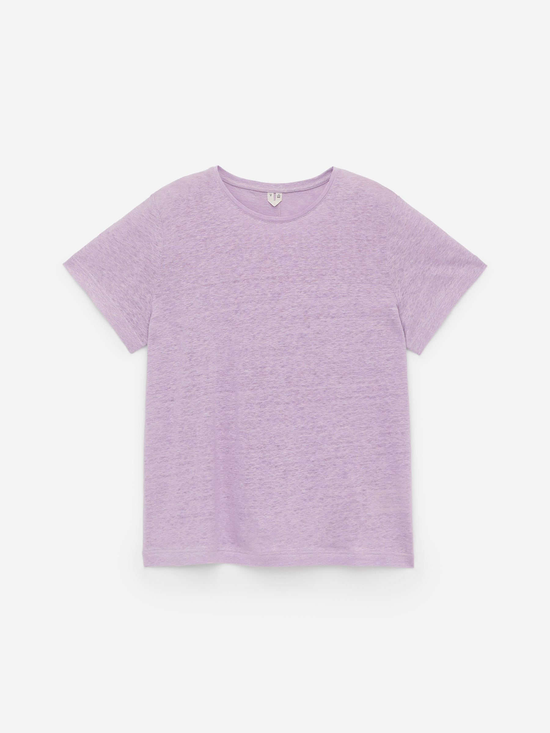 Linen Jersey T-Shirt-Purple-15121