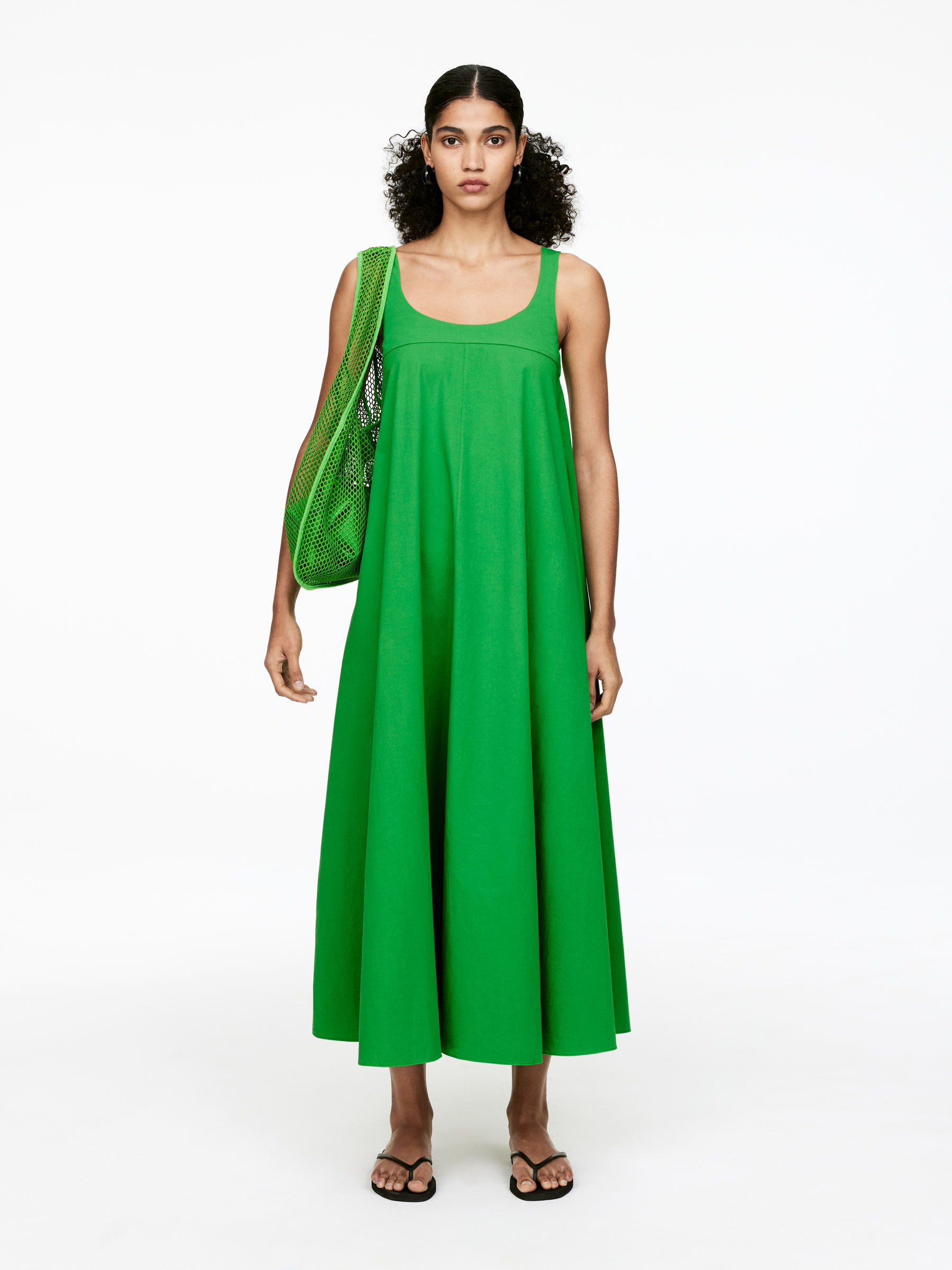 Cotton Maxi Dress-#618646-15316