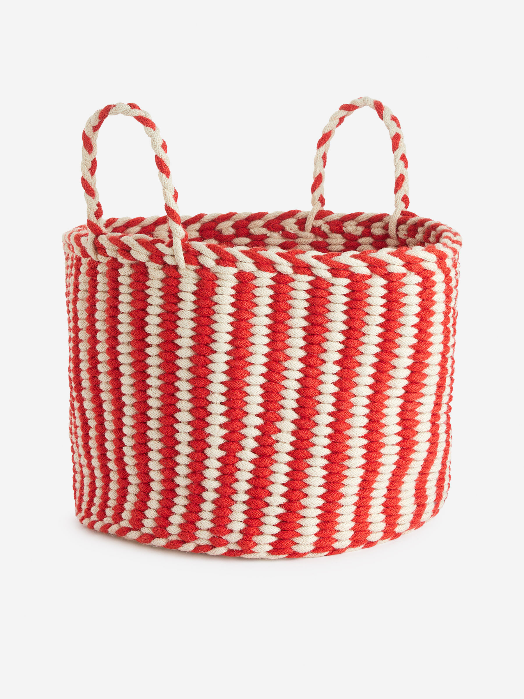 Storage Basket 41 cm - Red/Off White - Homeware - StillMedia/DescriptiveStillLife - 1