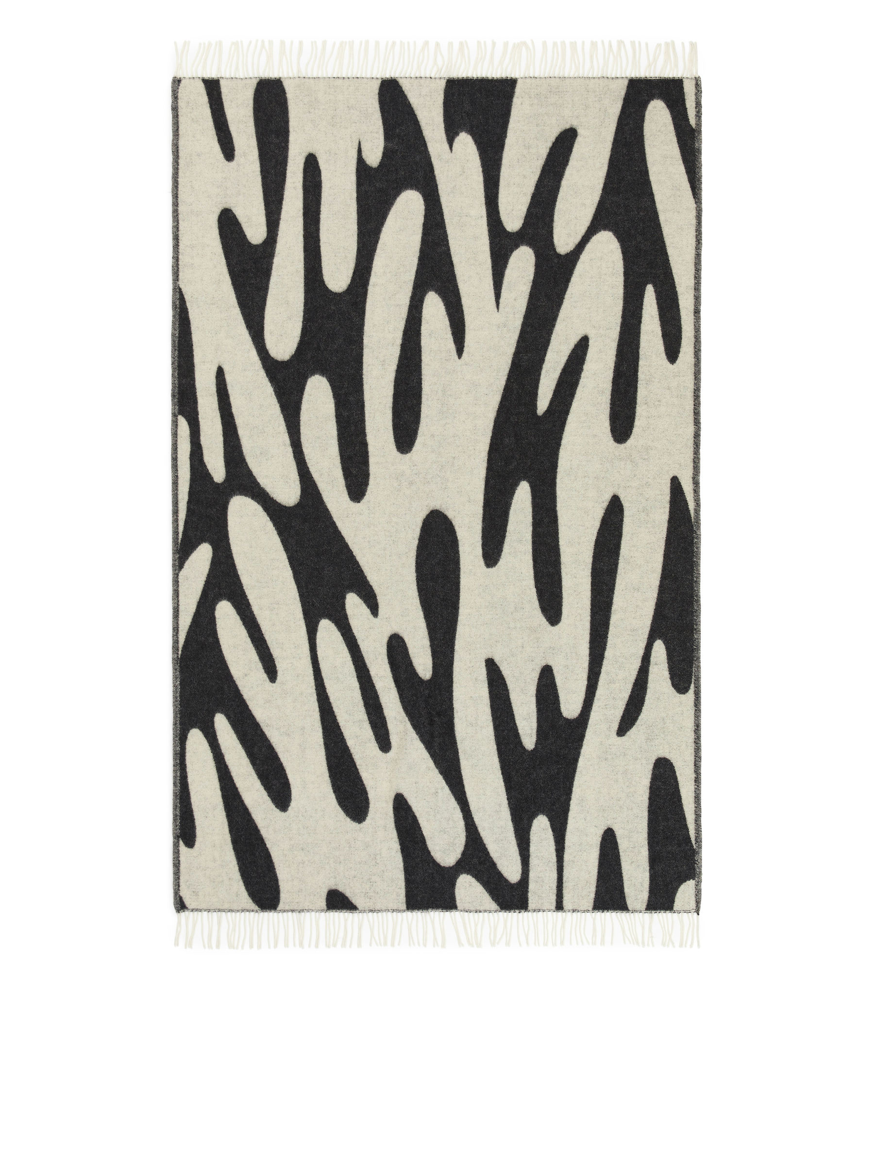 Manta de lana Klippan - Blanco/negro - Homeware - StillMedia/DescriptiveStillLife - 3