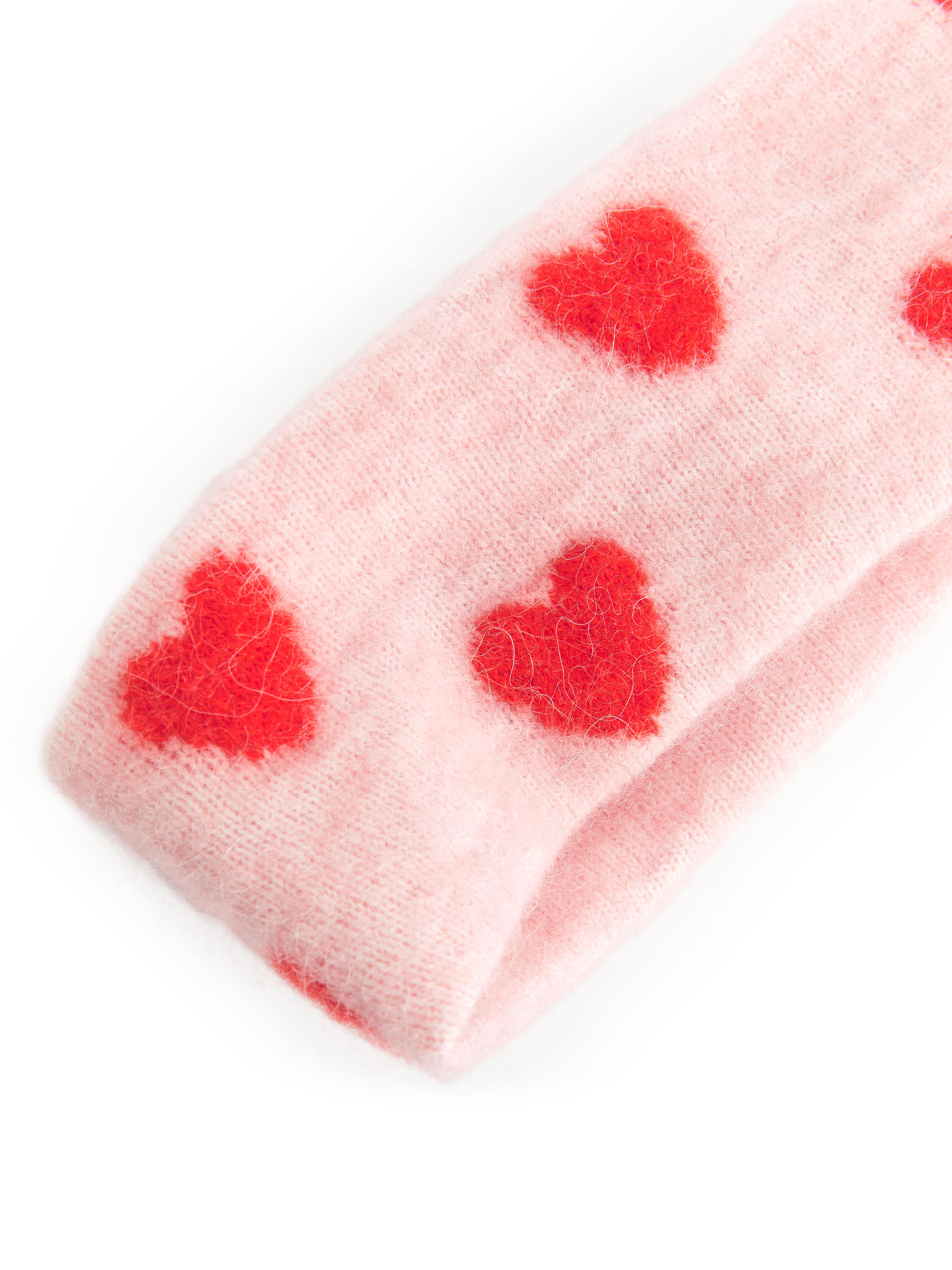 Stirnband aus Wolle und Alpakawolle - Rosa/Rot - Children - StillMedia/DescriptiveDetail - 2