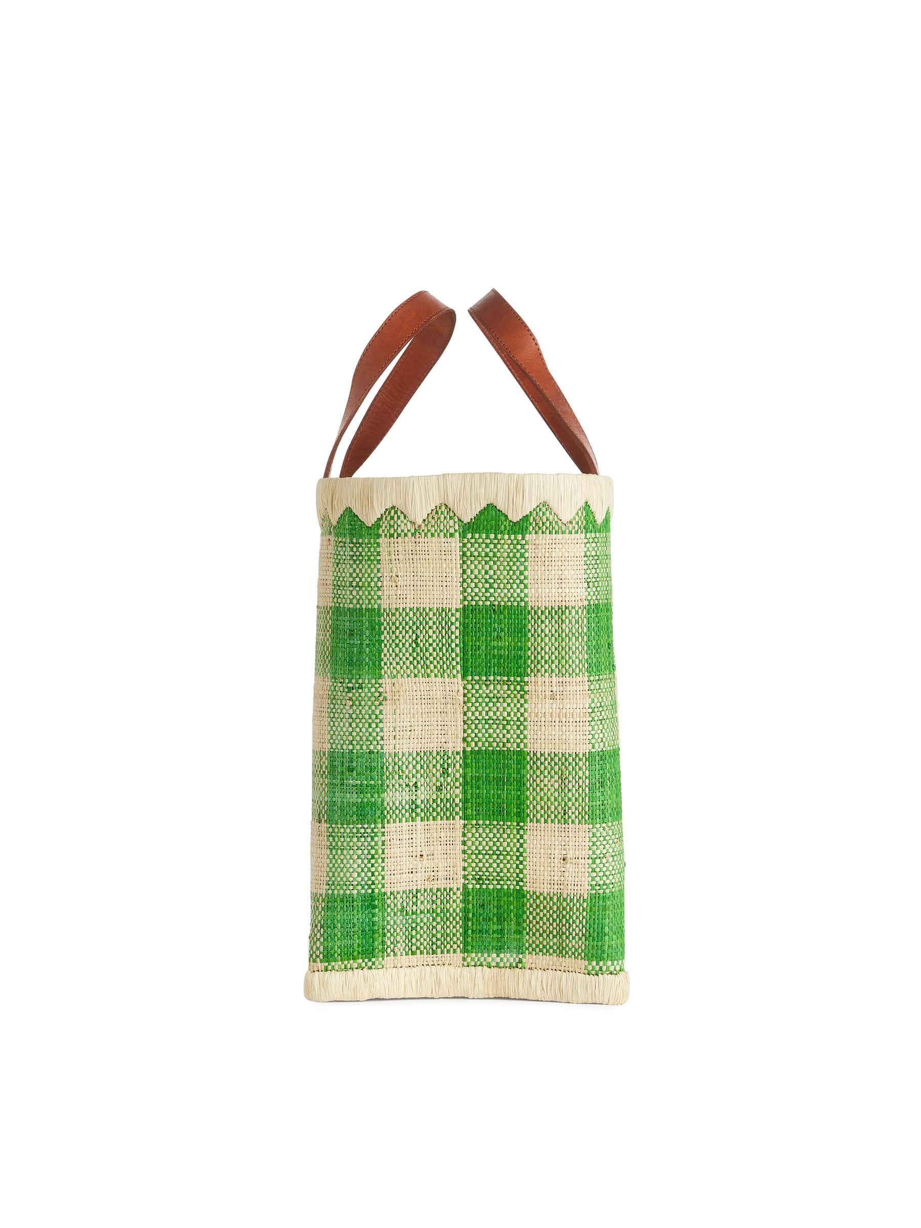 A World of Craft Small Raffia Bag - Green/Beige - Women - StillMedia/DescriptiveStillLife - 4