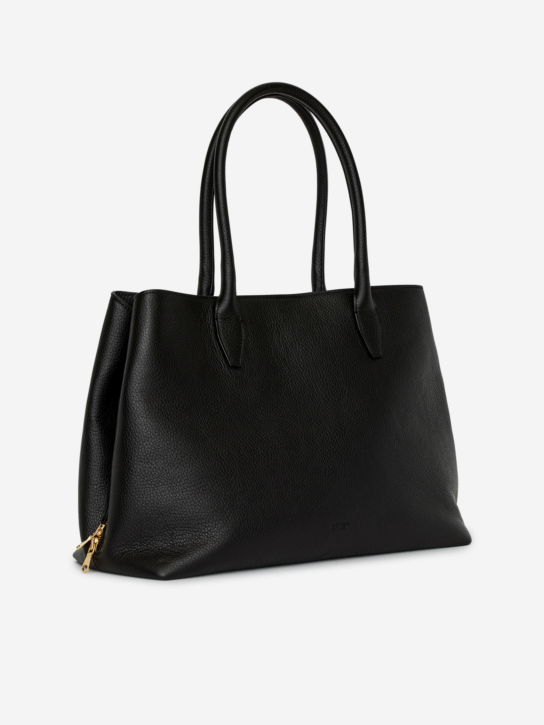 Top-Handle Leather Bag - Black - Women - StillMedia/DescriptiveStillLife - 1