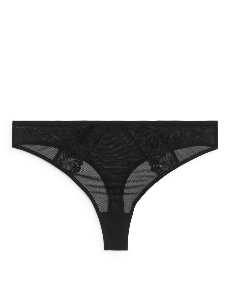 Tanga aus Mesh-#272628-13385