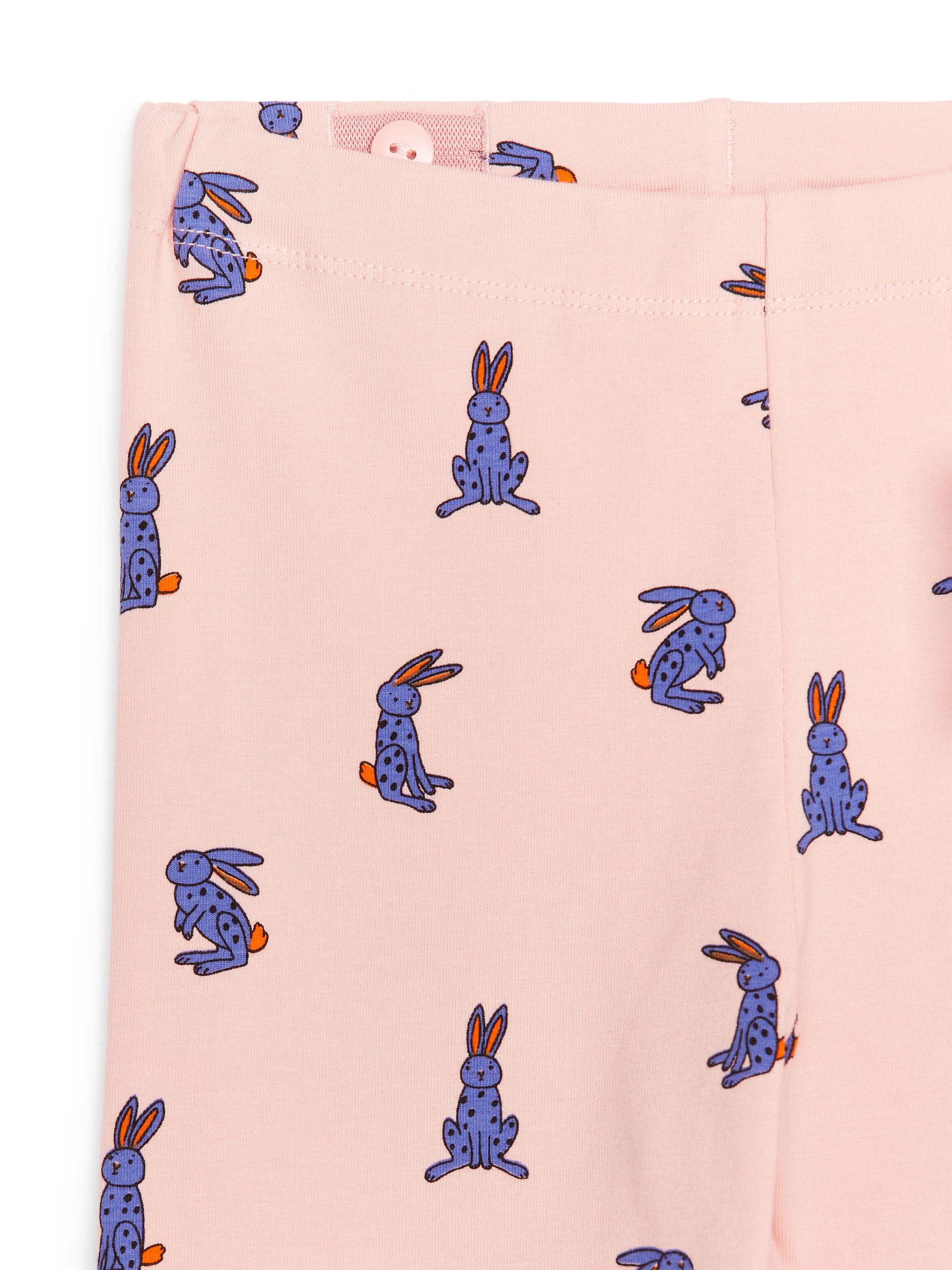 Jersey Leggings - Pink/Rabbits - Slim fit - Children - 0499926131