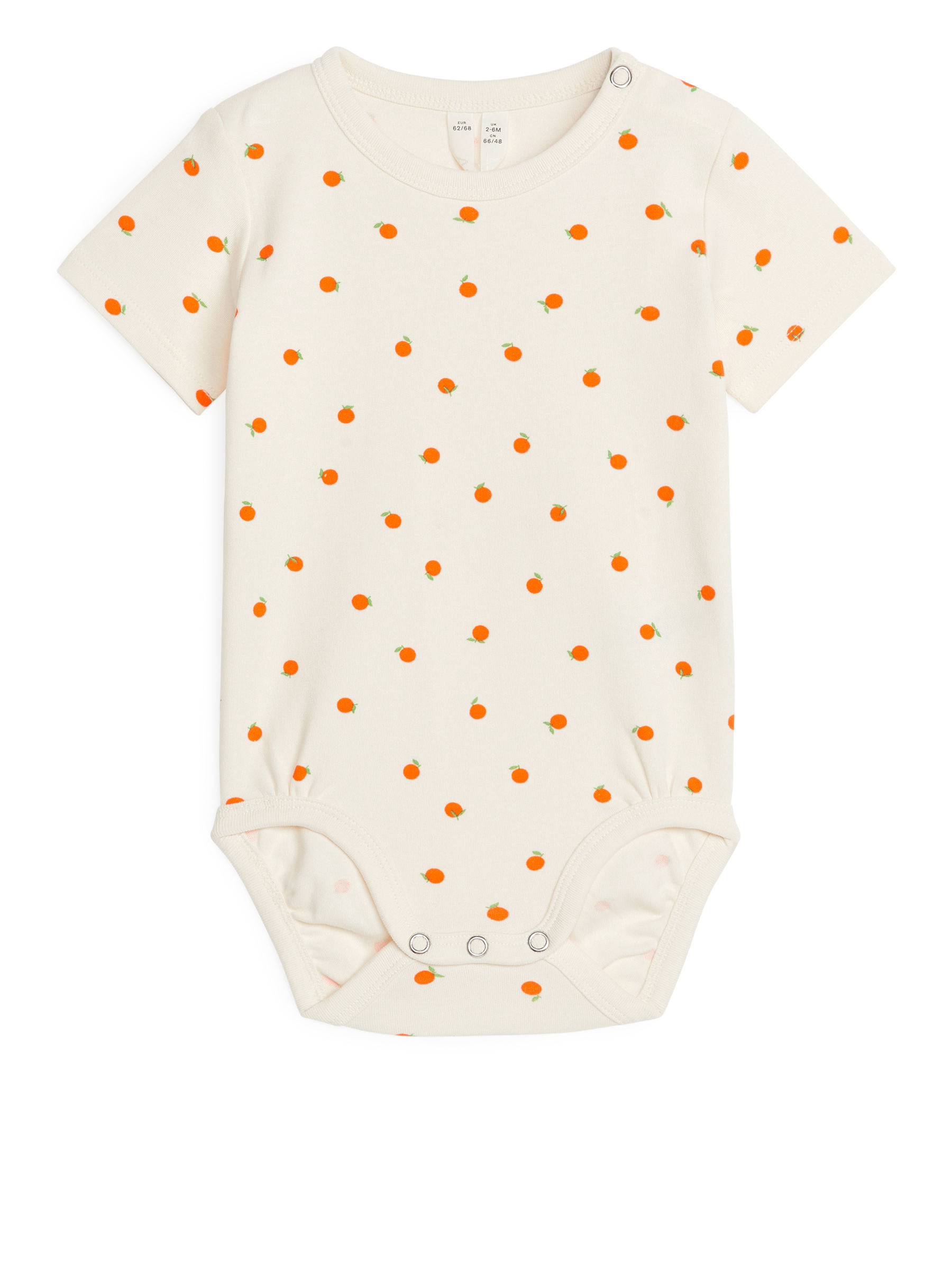 Kortärmad body i bomull - Vit - Regular fit - Children - StillMedia/DescriptiveStillLife - 1