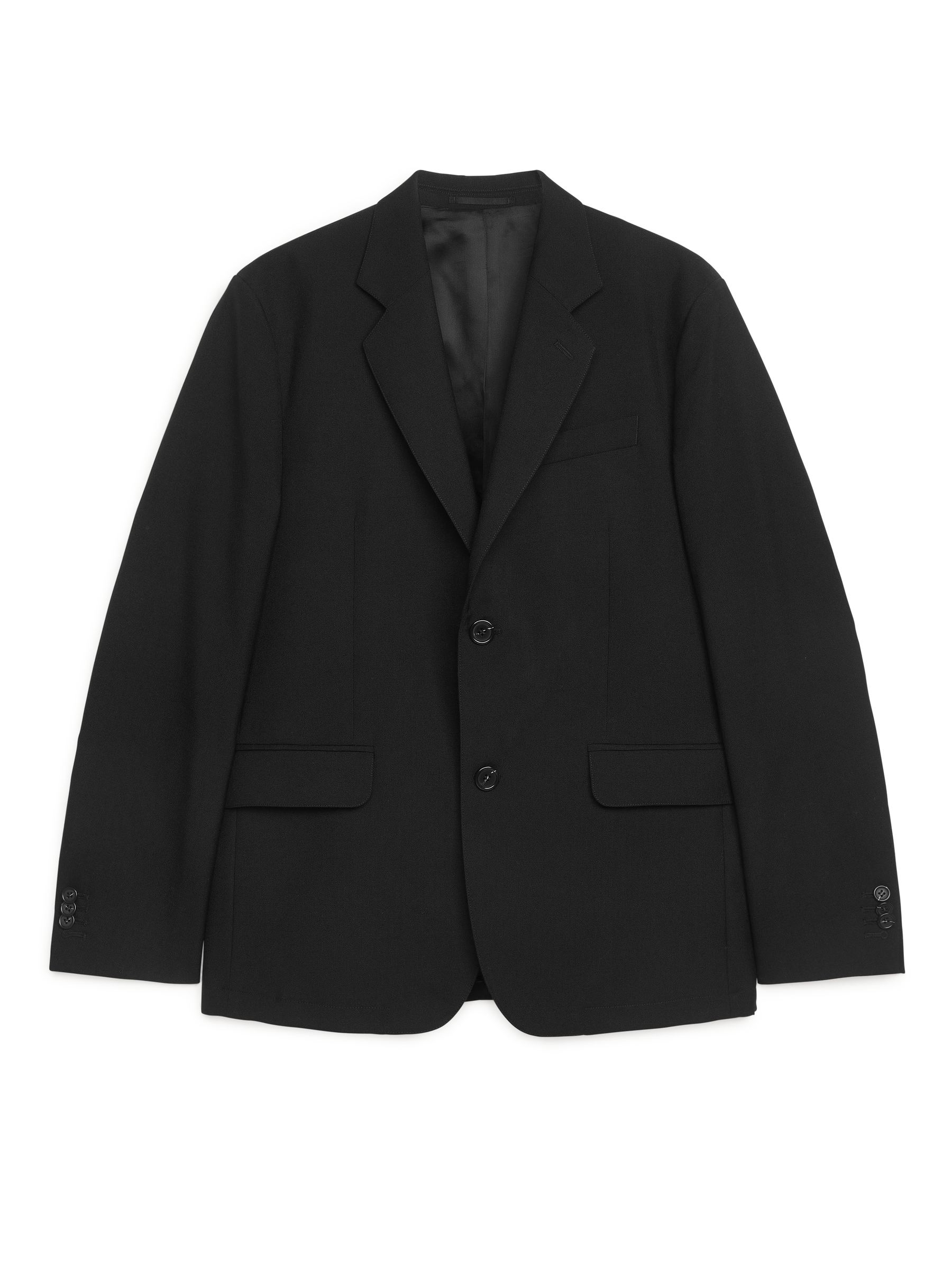 Blazer moderno en tejido hopsack-#272628-1356