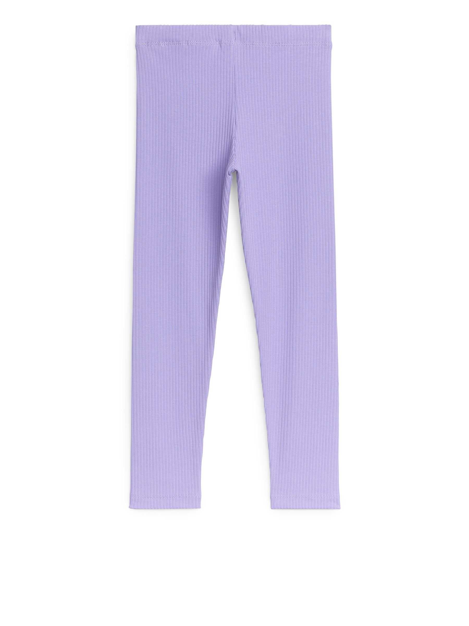 Rib Jersey Leggings - Lilac - Regular fit - Children - StillMedia/DescriptiveStillLife - 1